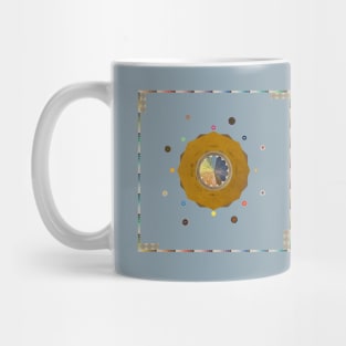 Altar Cloth - Color Wheel of the Year - Artist's Color Wheel Collage Mug